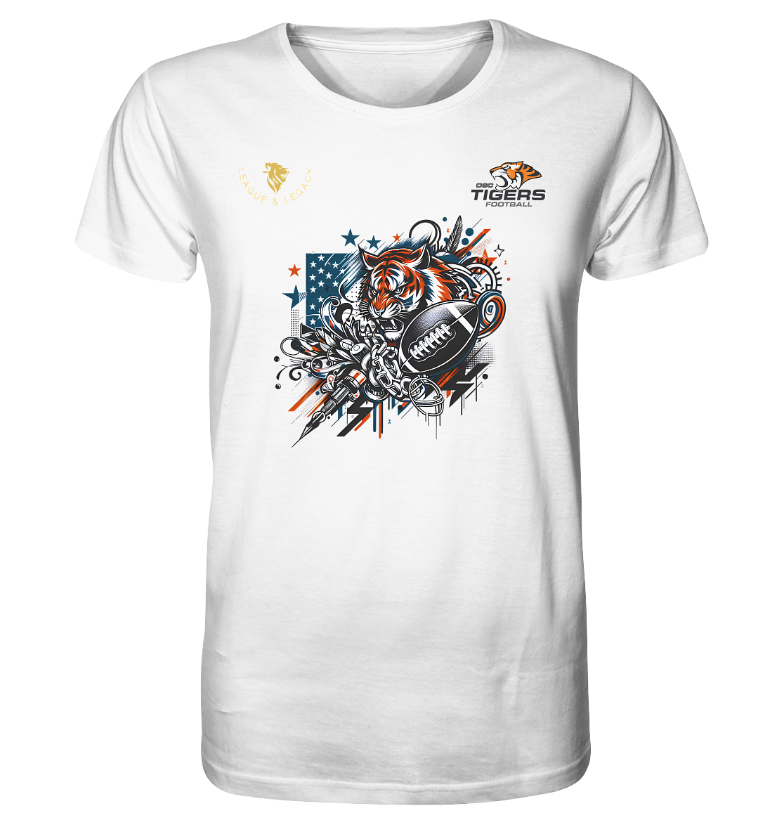 OSC TIGERS - Graffiti Tiger - Organic Shirt