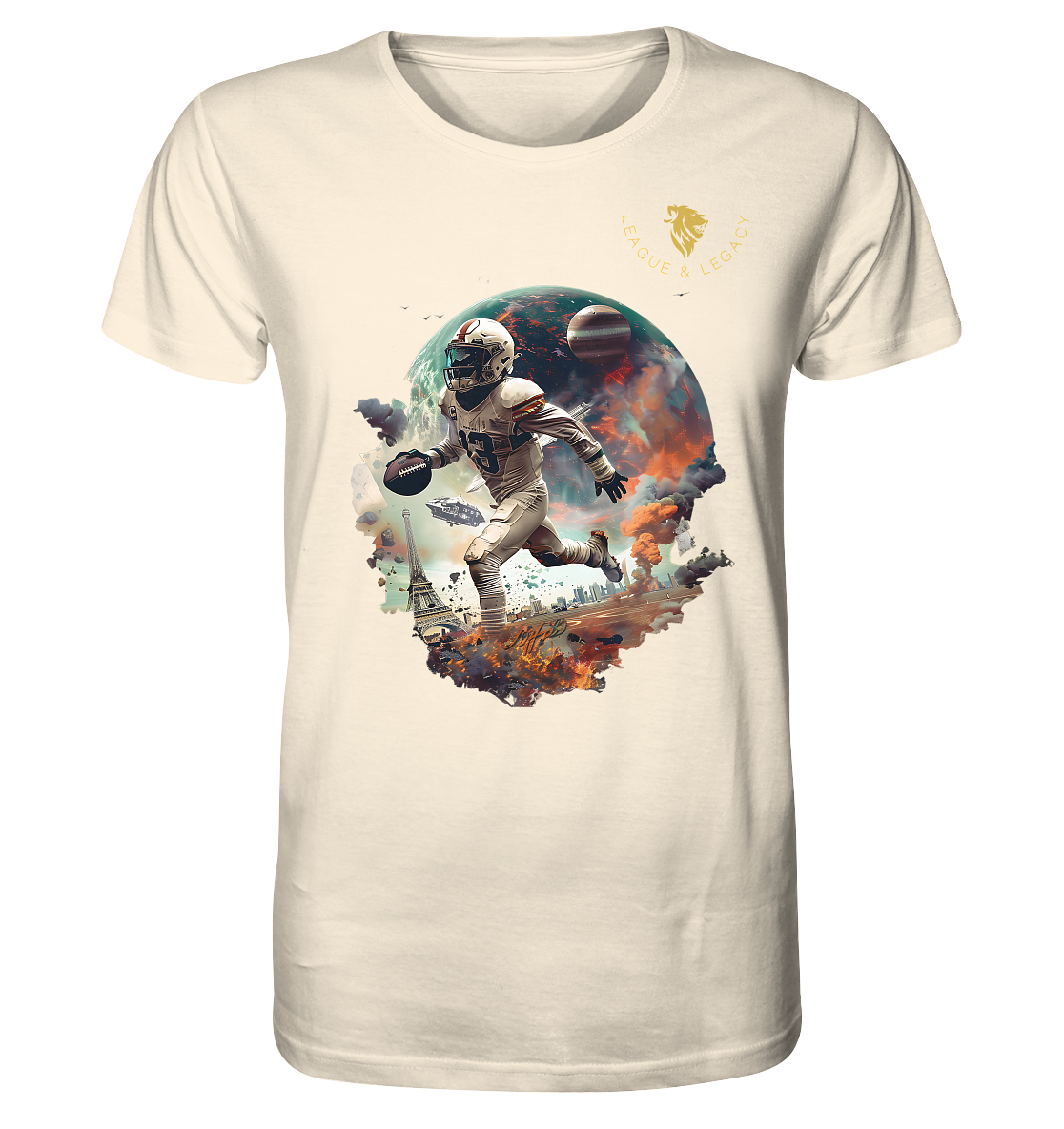 Football Player World Shirt - Organic Shirt