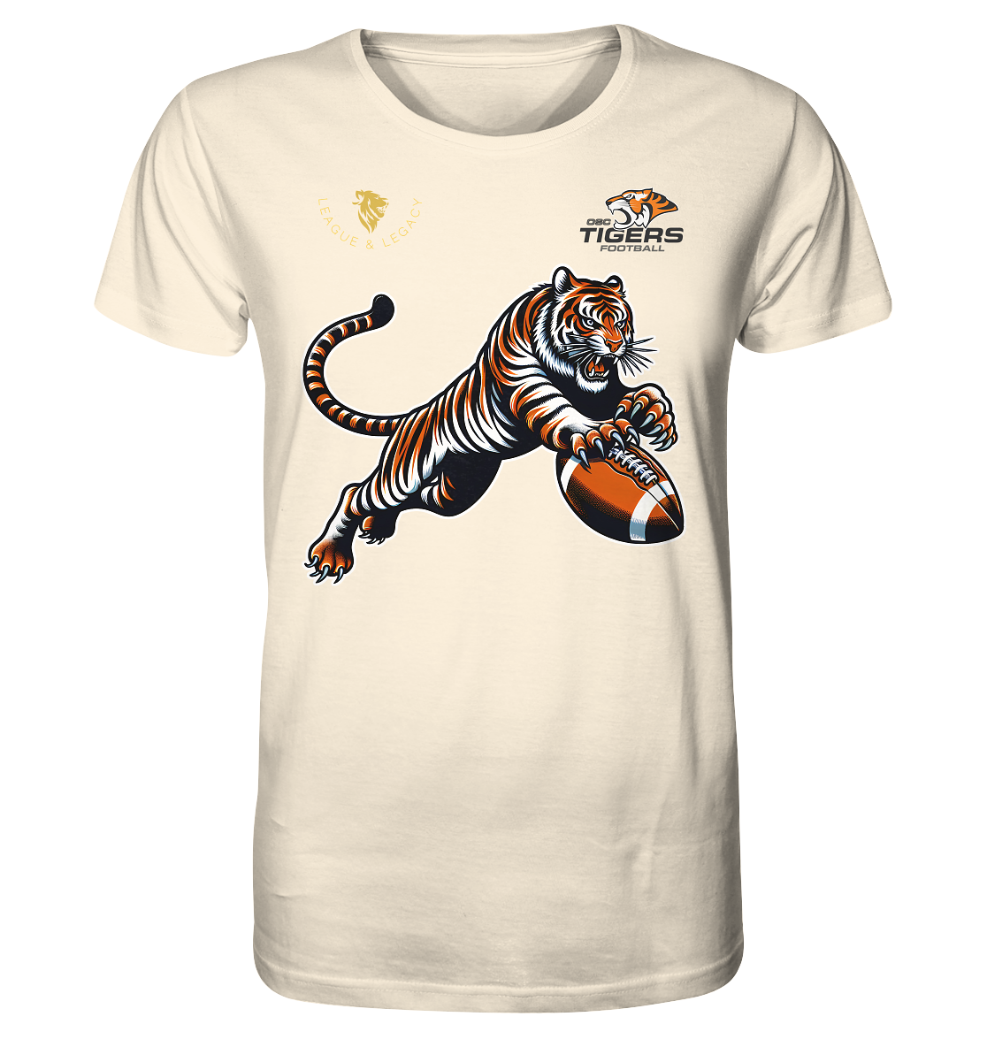 OSC TIGERS - Springender Tiger - Organic Shirt