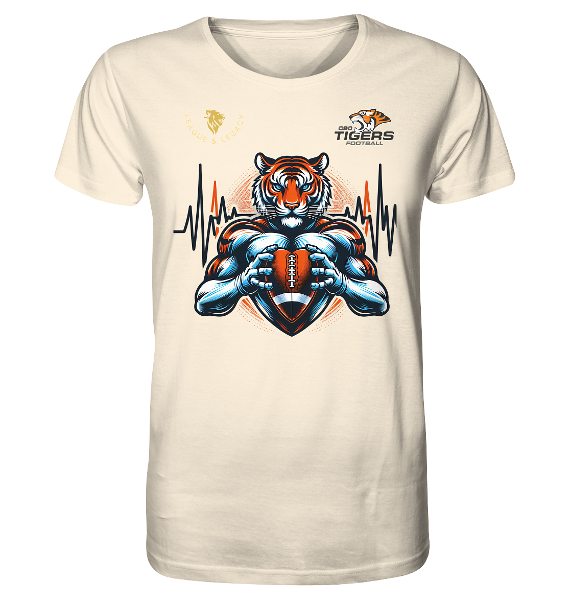 OSC TIGERS - Herzschlag Tiger - Organic Shirt